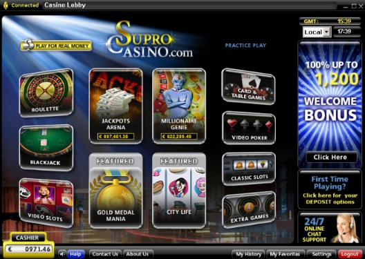 главная страница онлайн казино supro casino